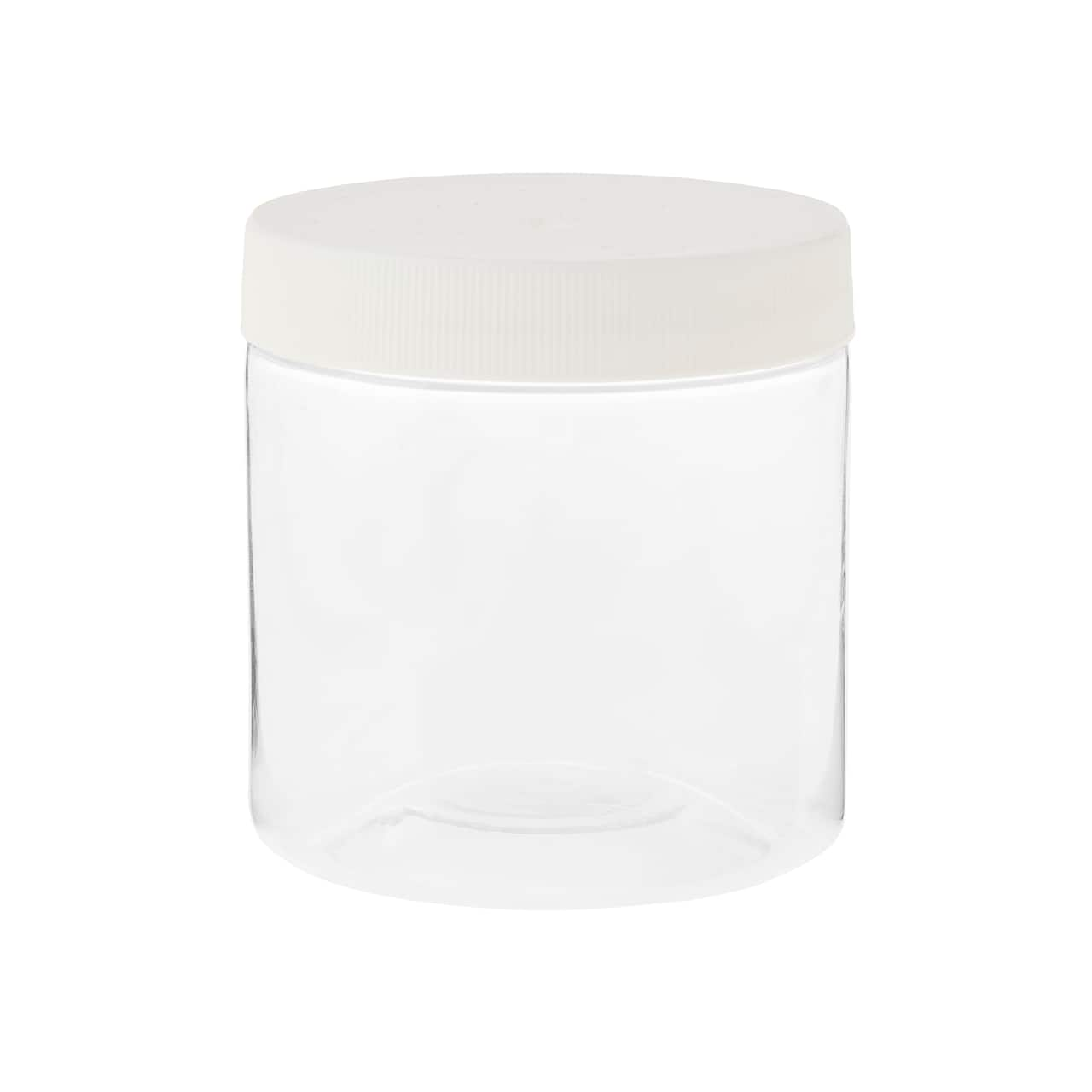 Plastic Storage Jar by Simply Tidy&#x2122;, 8oz.